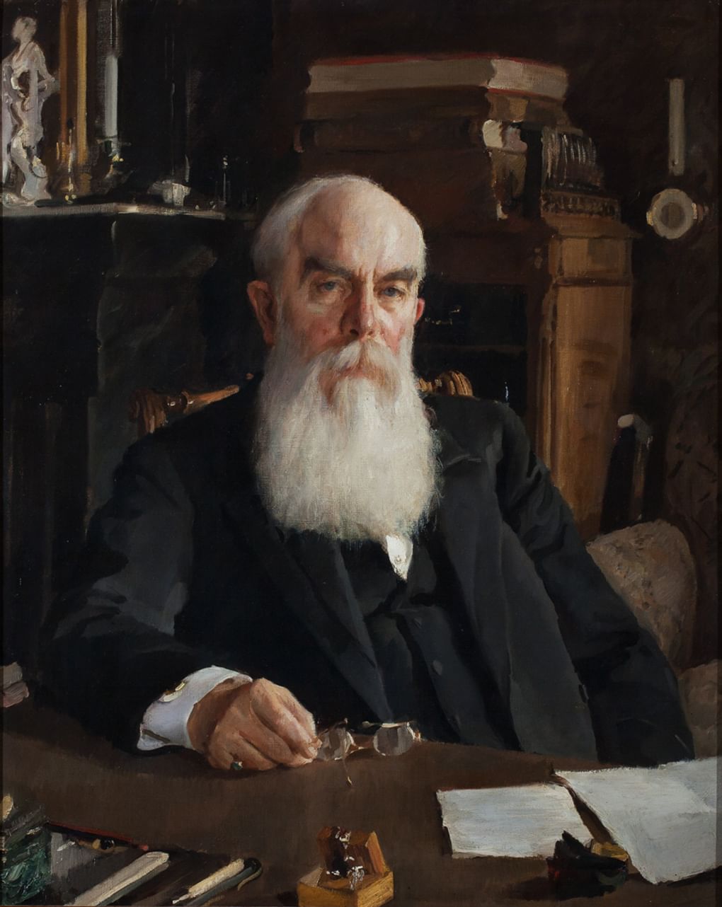 Валентин Серов. Портрет А.И. Абрикосова. 1895. Филиал Исторического музея в Туле, Тула